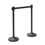 Trendy Barrier Post Black With Drawstring Black